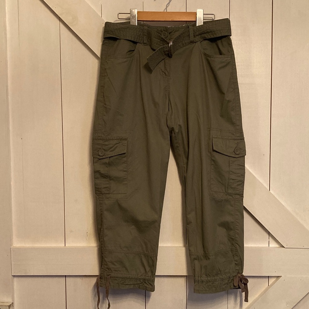 NEW Womens Lady Hathaway Olive Cargo Pants